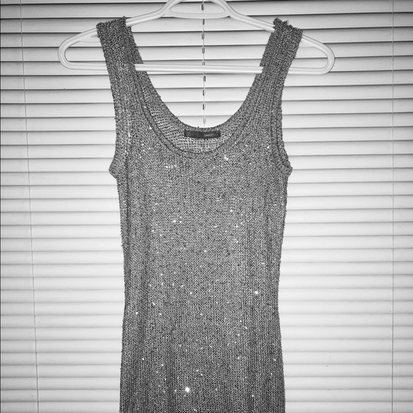 Silver sequence tank top - Picture 2 of 2